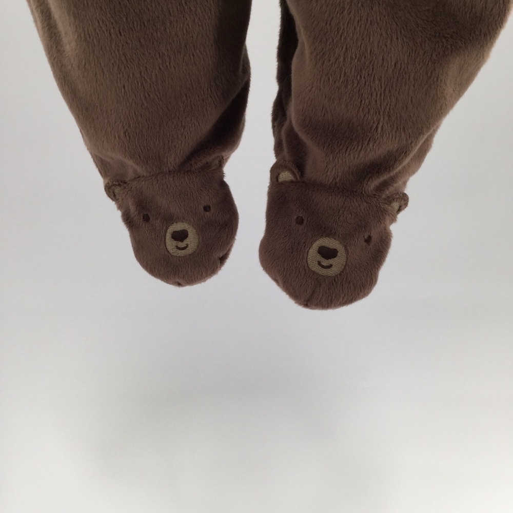 Carter's super‎ soft thickbrown hooded bunting suit - Picture 2 of 8